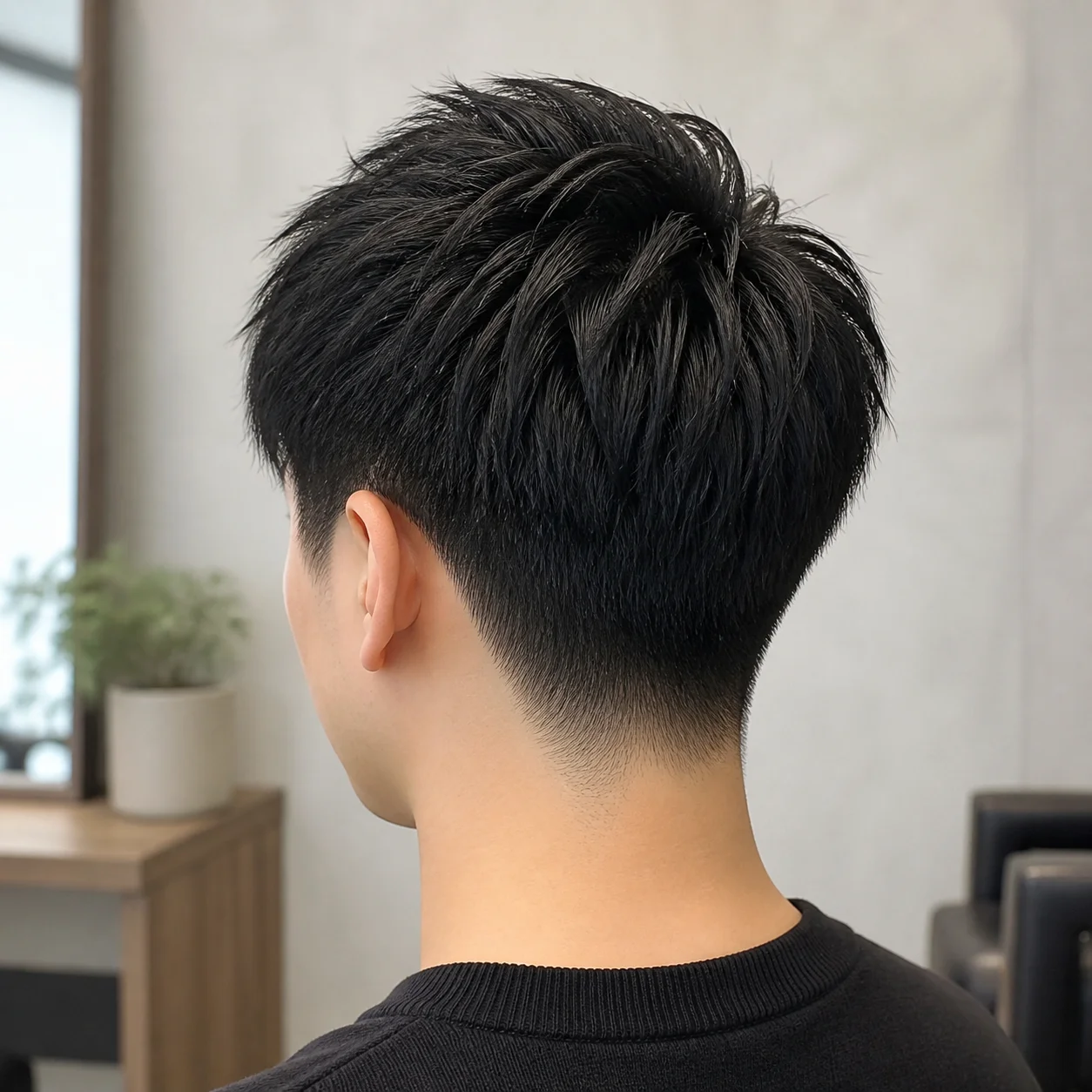 襟足をすっきり整えたメンズショート