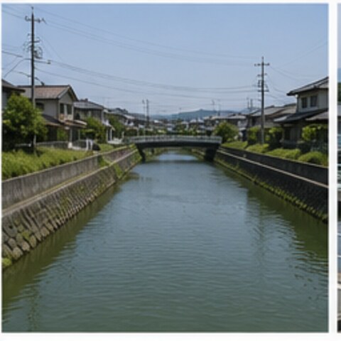運河用地の土地利用イメージ写真
